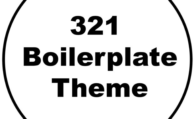 321 boilerplate theme logo