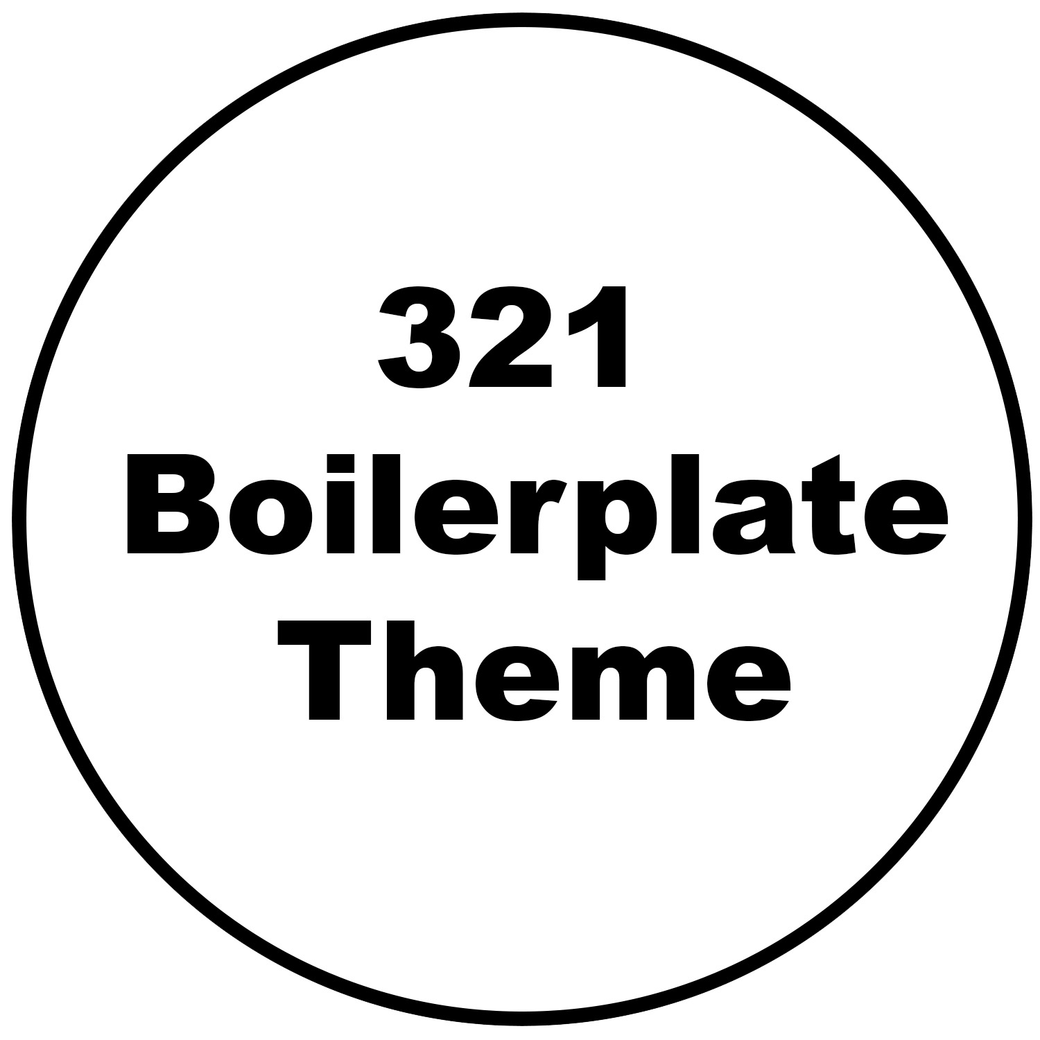 321 boilerplate theme logo